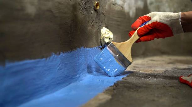 Commercial Waterproofing project at a Russellville, KY business property by SJ Waterproofing Pros
